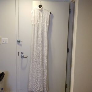 Long white dress